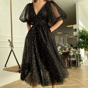 Black celestial prom/formal dress